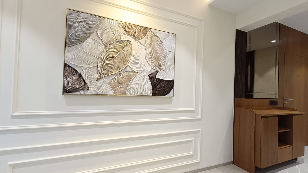 Artistic Hallway Feature Wall